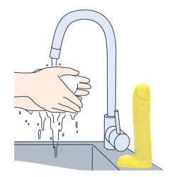 S-Line Savon pénis Dicky Soap jaune
